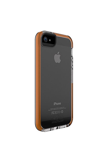 Tech21 Impact Shell Case Cover with Impact Resistant D3O Technology for iPhone 5/5S/SE - Clear