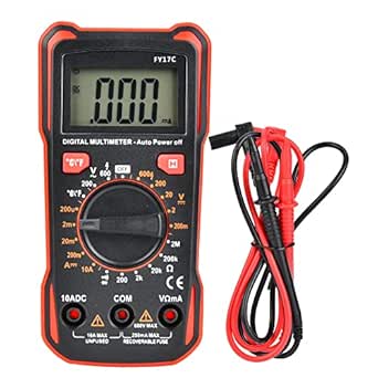 Multi Tester Voltmeter, Automatic Shutdown Digital Multimeter, Portable Sensitive Capacitance Electrician for Laboratories Factories