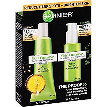 Garnier Skin Renew Dark Spot Corrector & Dark Spot Overnight Peel, 2 pc, 3.3 fl oz