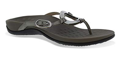 Vionic Women's Rest Karina Toe-Post Sandal - Ladies Flip- Flop with Concealed Orthotic Arch Support