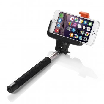 YogaCase Bluetooth Wireless Selfie Stick - Works with all iPhones, Samsung and Android phones