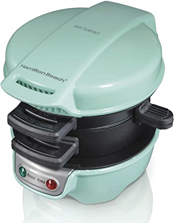 Hamilton Beach Breakfast Sandwich Maker, Single, Mint