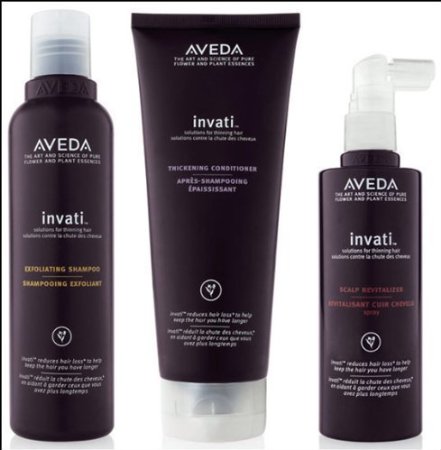 Aveda Invati Shampoo 6.7 oz Conditioner 6.7 oz Scalp Revitalizer 5 oz