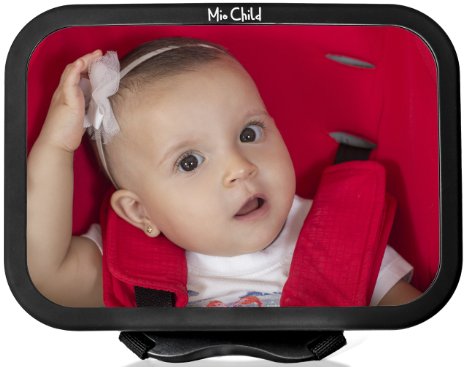 Back Seat Baby Mirror - Have Your Baby In-Sight At All Times - Safe, Adjustable - By Mio Child