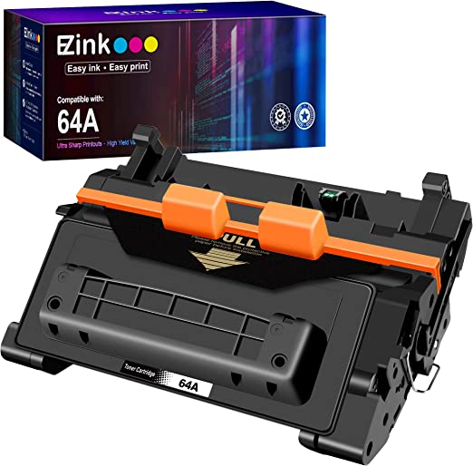 E-Z Ink (TM) Compatible Toner Cartridge Replacement for HP 64A CC364A 64X CC364X Compatible with Laserjet P4014N P4014DN P4015N P4015X P4015DN P4515N P4515X P4014 P4015 P4515 Printer (Black, 1 Pack)