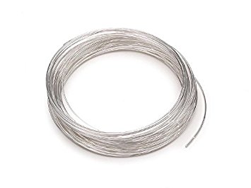 Beadalon Silver Plated Memory Wire Bracelet, 1/2-Ounce/Pkg, Approximately 30 Loops