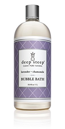 Deep Steep Liter Bubble Bath, Lavender Chamomile, 33.8 Fluid Ounce