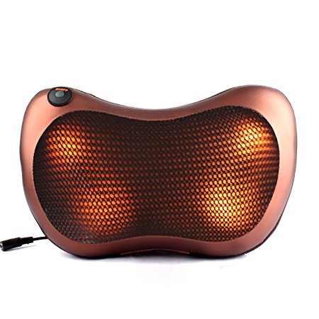 ExGizmo Electronic neck Massager Cushion Pillow Body Kneading messager for Home/Car/Office