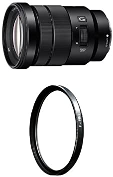 Sony SELP18105G E PZ 18-105mm F4 G OSS with Clear UV Haze