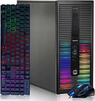 HP RGB Gaming Desktop Computer - Intel Quad I5 up to 3.6GHz, 16GB Memory, 512G SSD   3TB, GeForce GTX 1660 Super GDDR6 6G, RGB Keyboard & Mouse, WiFi & Bluetooth 5.0, Win 10 Pro (Renewed)