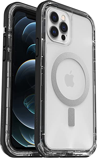 LifeProof Next Screenless Series Case for MagSafe for iPhone 12 Mini (NOT 12/Pro/Pro Max) Retail Packaging - Black Crystal