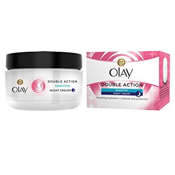 Olay Anti-Wrinkle Sensitive Skin Night Cream Moisturiser, 50 ml