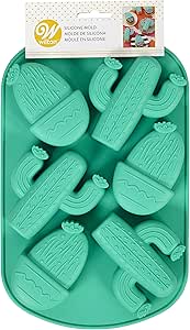 Wilton Silicone Mold 6 CAV PRT, Cactus Party, 6 Cavity