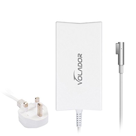 85W MagSafe Power Adapter,Volador Ulta Slim Macbook Charger Replacement for 13" 15" 17" Macbook Pro MagSafe L Style Tip