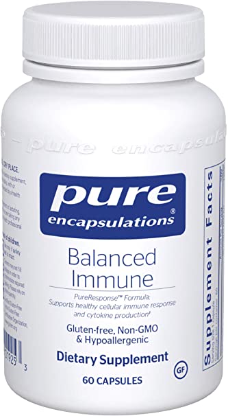 Pure Encapsulations - Balanced Immune - Joint, Gastrointestinal and Thyroid Function Support - 60 Capsules