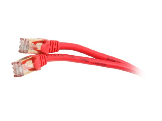 Rosewill 10-Feet Cat 7 Color Shielded Twisted Pair (S/STP) Networking Cable, Red (RCNC-11044)