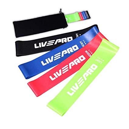 Liveup SPORTS Resistance Bands Resistance Tubes with Foam Handles, Exercise Cords for Exercise Fitness Pilates Strength Training