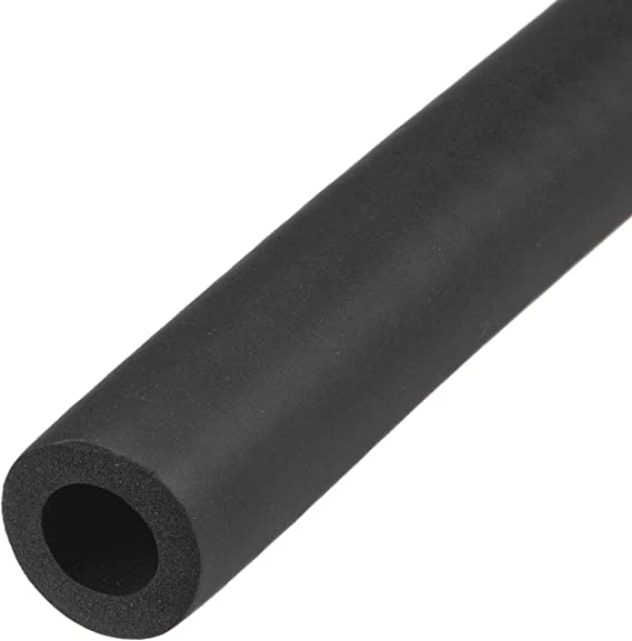 uxcell Foam Tubing for Handle Grip Support, Pipe Insulation, 13mm(1/2") ID 23mm OD 1m Length Black