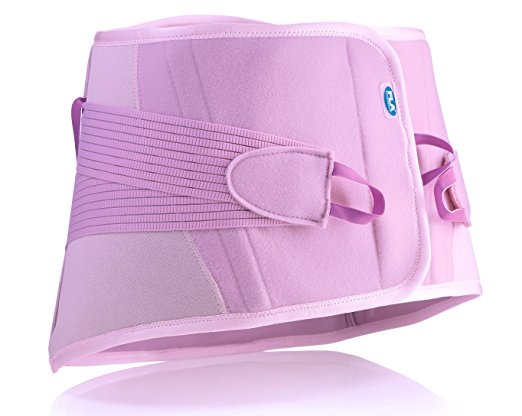 FLA Orthopedics Lumbar Sacral Support for Women, Rose, Medium