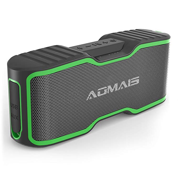 AOMAIS Sport II  Bluetooth Speakers, Portable Wireless Speaker with Loud Sound, IPX7 Waterproof, 20 Hours Playtime, 99 ft Bluetooth Range & Built-in Mic, Perfect for Party, Beach,Shower (2018 Upgrade)