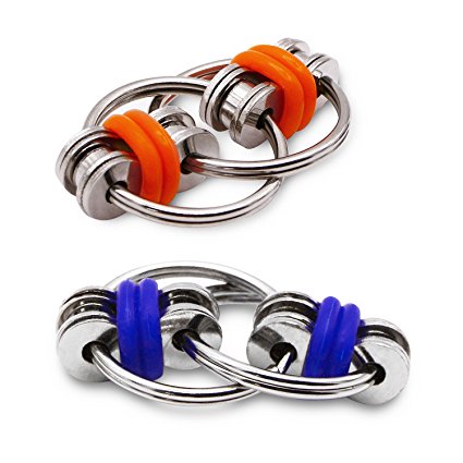 SENQIAO Flippy Chain Fidget Toy with Durable Rust Resistant Rings and Chain Parts Perfect Device