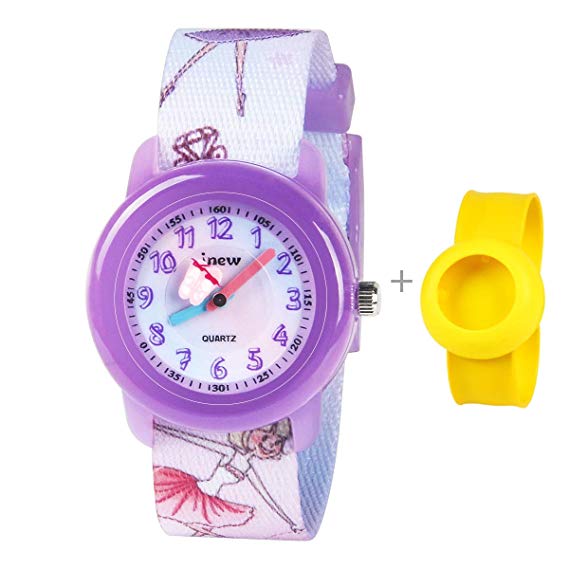 3D Kids Watch - Sport Waterproof Cute Watches - Children Lovely Cartoon Watch with Free Slap Wristband - Best Birthday Gift for 3-12 Year Boys Girls