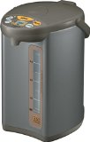 Zojirushi CD-WBC40-TS Micom 4-Liter Water Boiler and Warmer Silver Brown