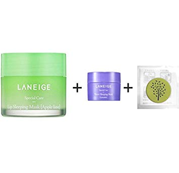 [Laneige] Laneige Lip Sleeping Mask {Apple Lime} 0.7oz(20g)   [Laneige Kit] Water Sleeping Mask Lavender 0.51oz(15ml)