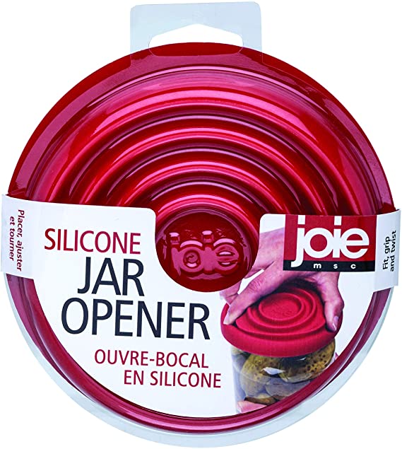 Joie Silicone Jar Opener - Purpose Made Jar Opener and Jar Gripper for Opening Jars | Makes Quick Work of Stubborn Jar Lids