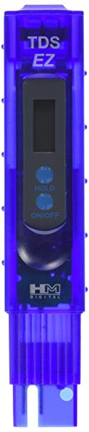 HM Digital TDS-EZ Water Quality TDS Tester 0-9990 ppm Measurement Range  1 ppm Resolution - 3 Readout Accuracy