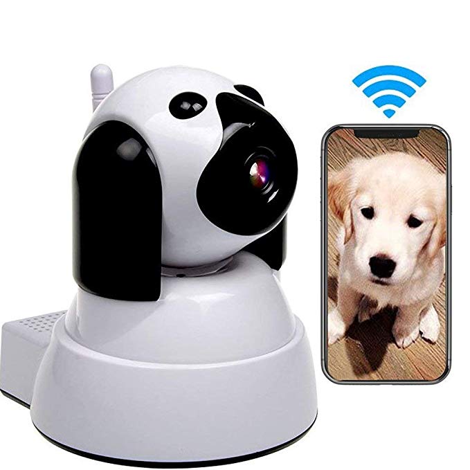IP Camera,Pet Camera 720P HD Baby Monitor Pet Dog WiFi IP Cam Pan/Tilt with Motion Detection Instant Alert,Two-Way Audio,Day/Night Vision