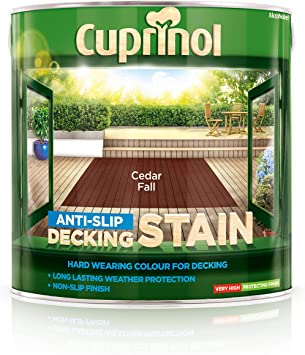 Cuprinol 2.5L Anti Slip Decking Stain Cedar Fall