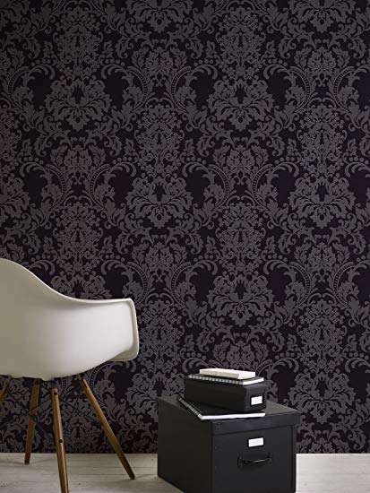 A.S. Création AS361663 - Fleece Wallpaper - Embossed, Glitter, Textured, Pattern Vinyl Wallpaper - 21" x 11 yd (57.57 sq ft) - Wall-Art US