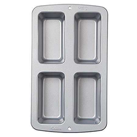 Wilton Recipe Right 4 Cavity Mini Loaf Pan