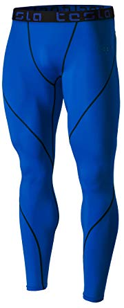 Tesla Men's Compression Tights Baselayer Pants Cool Dry Sports Leggings MUP19