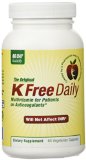 Multivitamin - No Vitamin K - Safe for People on Blood Thinners - 60 Vegetable Capsules Two Months Supply