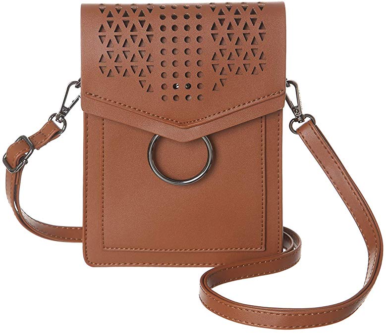 MINICAT Small Crossbody Bags for Women Synthetic Leather Cell Phone Purse with Card Slots