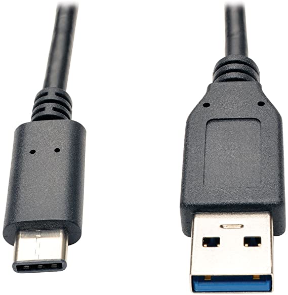 Tripp Lite 3ft USB 3.1 Gen 2 USB-C to USB-A Cable 10 Gbps USB Type-C M/M 3'