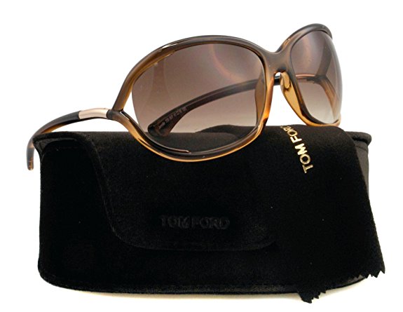 Tom Ford Jennifer FT0008 Sunglasses-50F Brown Fade (Brown Gradient Lens)-61mm