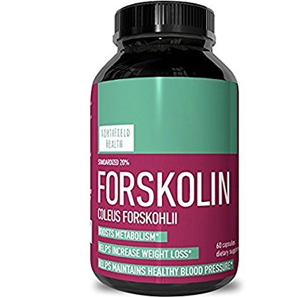 Forskolin Pure - Supplement For Men & Women - Workout Enhancer Pills - Appetite Control   Promotes Weight Loss - Testosterone Booster - Lean Muscle Builder - Natural Fat Burner by Northfield Health