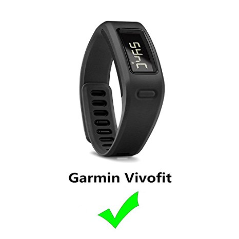 Tkasing Replacement Fitness Wristband Band for Garmin Vivofit Replacement Strap Bands S L Small Lager Size, NOT for Garmin Vivofit 2/3/JR/HR(No Tracker)
