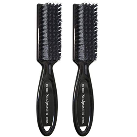 SCALPMASTER Barber Blade Cleaning Clipper Nylon Brush Tool CL-SC-9033 (2 Pack)