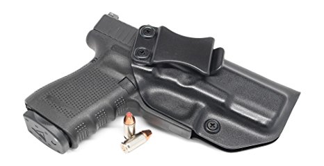 Concealment Express IWB KYDEX Holster: fits GLOCK 19 23 32 - Custom Molded Fit - Made in USA - Inside Waistband Concealed Carry Holster - Adjustable Cant & Retention