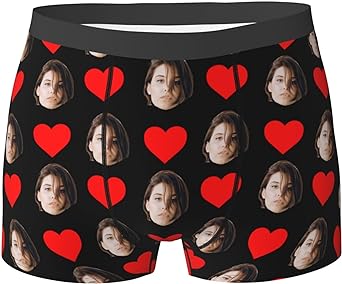 Personalized Boxers For Men Custom Boxers Custom Boxers For Men Valentines Day Gifts For Him Customized Underwear