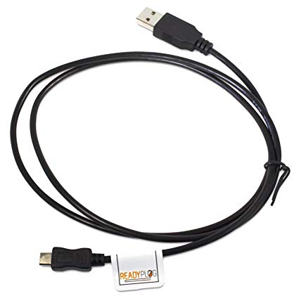 ReadyPlug USB Charger Cable for: Furbo Dog Camera (Black, 3 Feet)