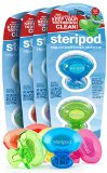 Steripod Clip-on Toothbrush Protector 8 Steripods Multi color