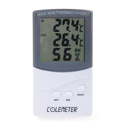 NEEWER® Digital LCD Indoor Outdoor Thermometer and Hygrometer With C/F Unit