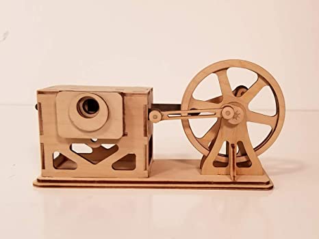 ABONG DIY Wooden Steam Engine Kit - Working Model Educational Engine Model Kit, Model Engine Kit – Stem Kits