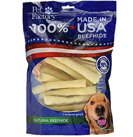 PET FACTORY 78107 5-Inch Chip Rolls Chews for Dogs, 22-Pack