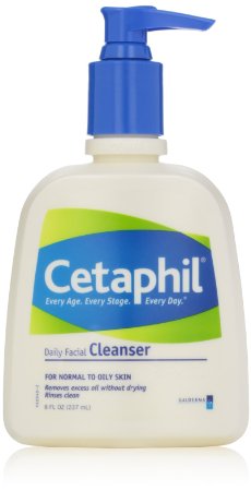 Cetaphil Daily Facial Cleanser, For Normal to Oily Skin, 8 Ounce (Pack of 3)